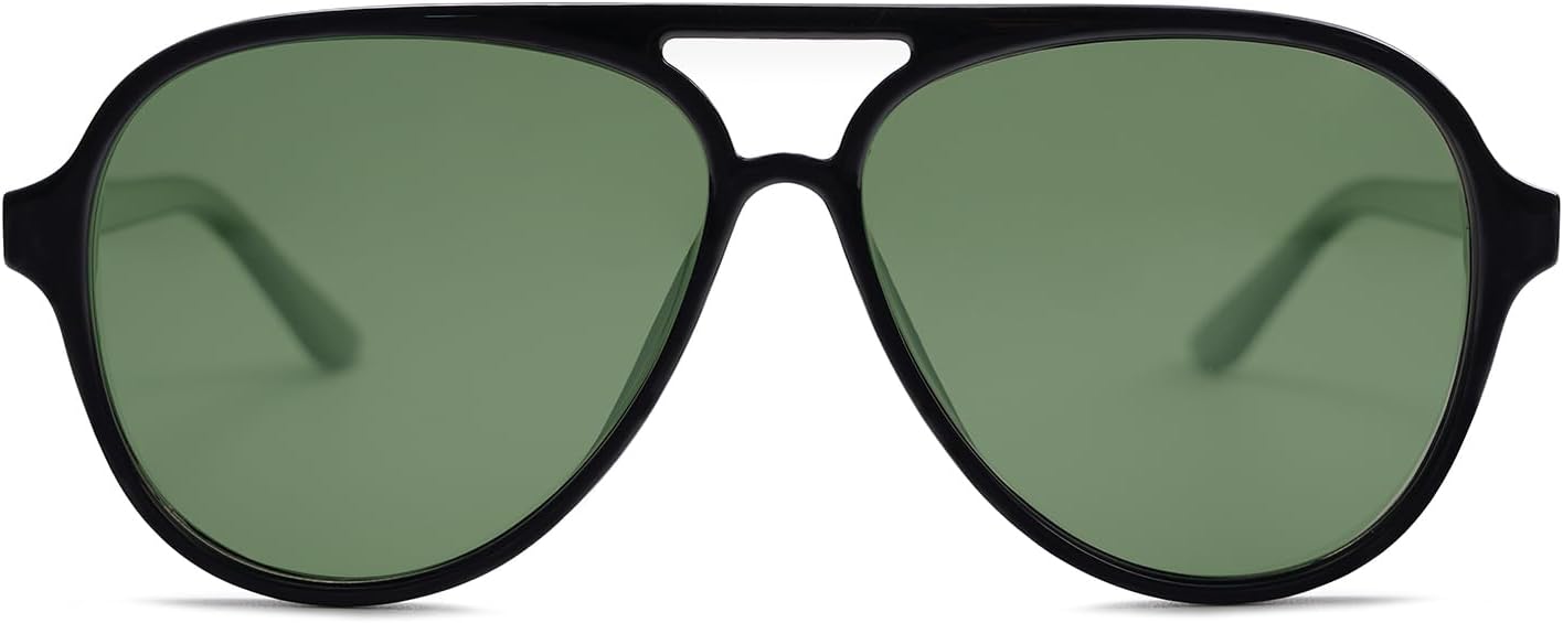 SOJOS Classic Polarized Aviator Sunglasses for Women Men, Retro Trendy Aviators Shades SJ2201 - Image 2