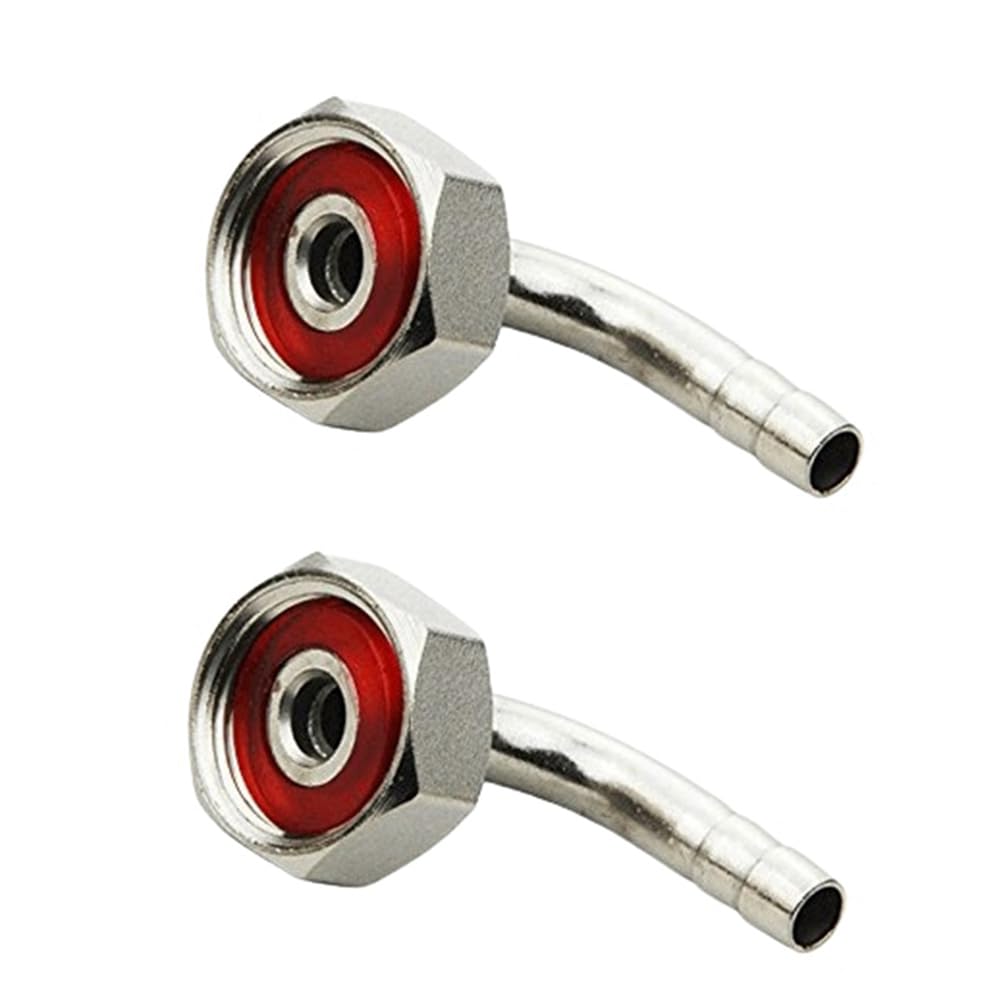 Piuusngy Draft Beer Shank Tail Piece Elbow Nut Gasket Kit Beer Brewing Tap Faucet Shank Adapter Accessories