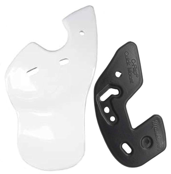 C Flap Jaw Protection w/Quick Mount (no Drill) - Right Hand Batter - White by Markwort - Used condition - US$7.42