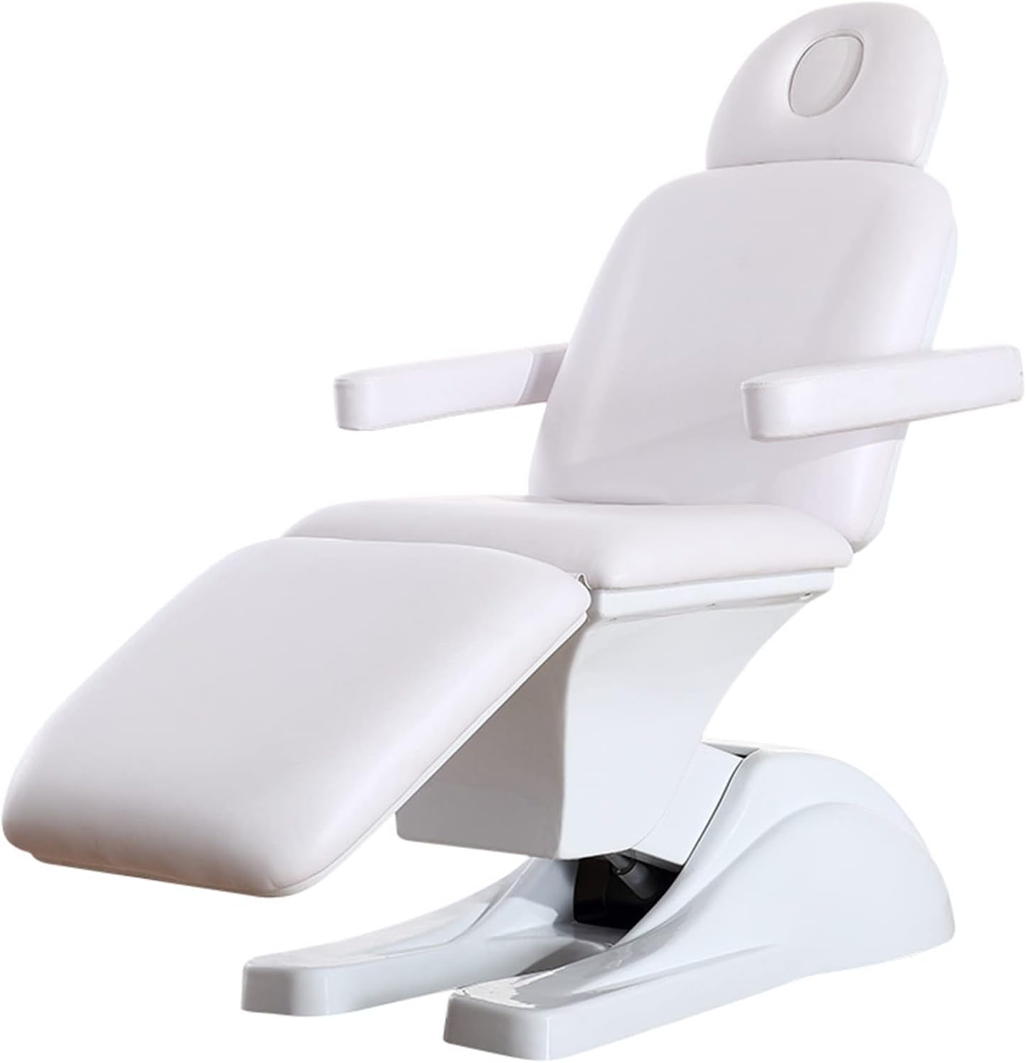 Facial Beauty Bed Medical Dental Aesthetic Tattoo Procedure Bed with Motor Electrical Adjustments -White（2015866CM）