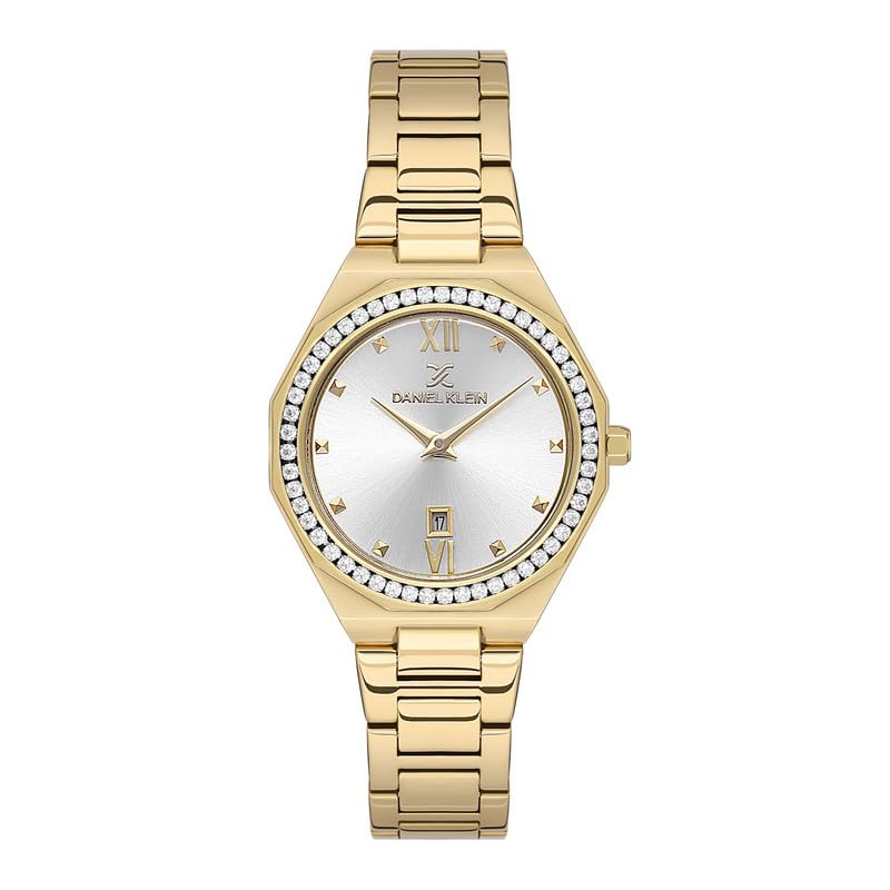 Daniel Klein Silver Dial Premium Women Analogue Watch - DK.1.13601-4 (B0CXPVRBFS) Amazon Price History, Amazon Price Tracker