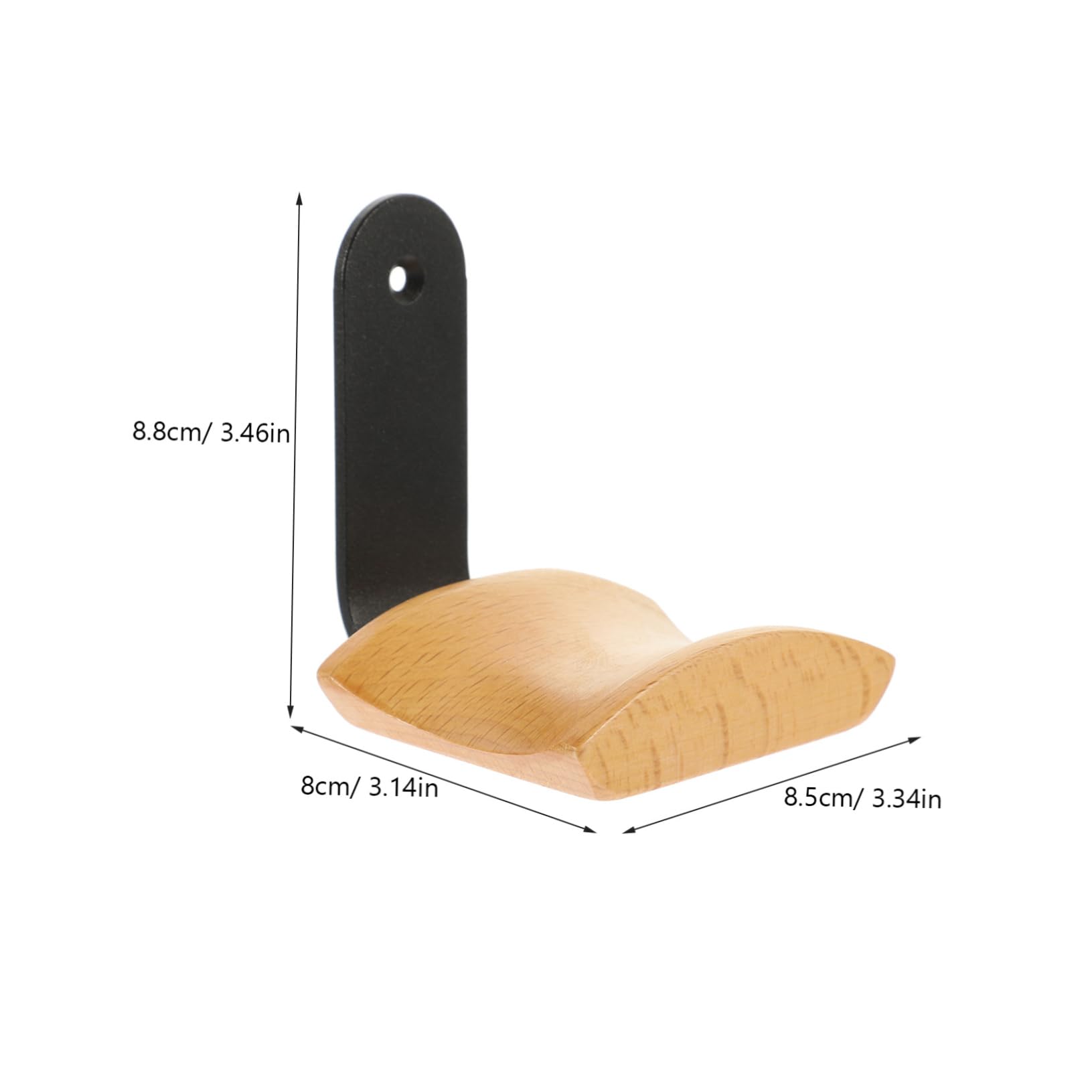Soporte de Madera Gancho en Forma de U para Auriculares para Colgar Cables y Organizar Auriculares Diseño Único y Elegante en Paredes y Oficina