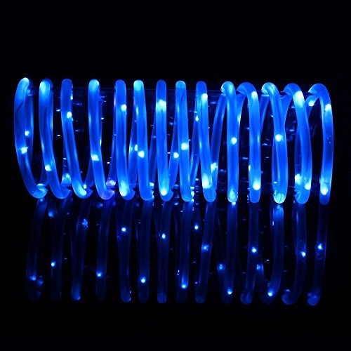 Dinowin Solar Rope Lights, 39Ft/12M 100Led Waterproof Copper Tube Wire String Lights For Garden,Yard, Path, Fence, Stairs, Backyard, Patio Decorative (Blue) #TOP1