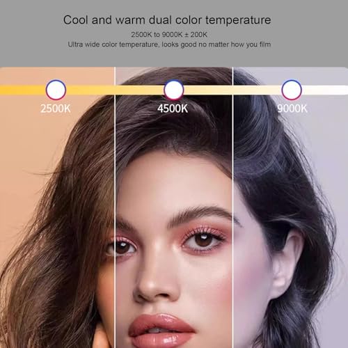 Luz de vídeo RGB portátil y compacta con efectos de iluminación dinámicos para streaming 5