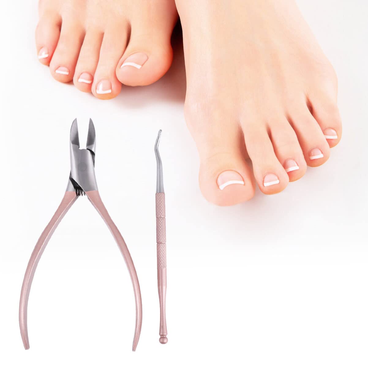 Beaupretty 1 Juego 2 Piezas Cortadora De Cutículas Removedor De Cutícula Corta Cutículas Tijeras Para Cutículas De Uñas Pinzas Para Uñas De Los Pies Pinza Para Cutículas Manicura Picos