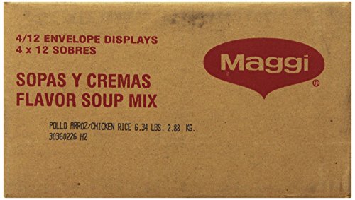 Goya Foods Maggi Chicken Flavored Rice Soup, 2.11-Ounce (Pack Of 48) #TOP1