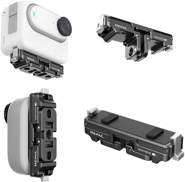 Coyktonty Soporte magnéticoadaptador plegable para Insta360 GO 3GO 3S, accesorios magnéticos montaje de cámara, adaptador de conversión trípode