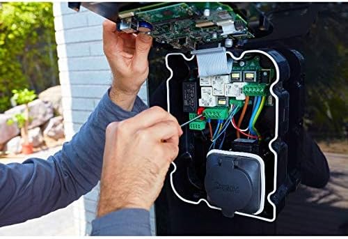 Internal view of Wallbox Copper SB during installation