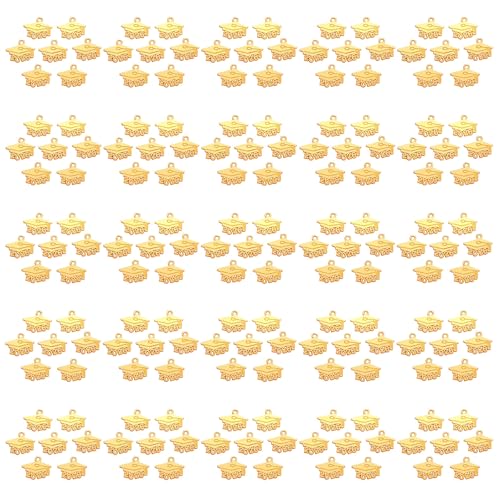 Pack of 100 Graduation Cap Styles Alloy Charm for Craft Necklace Crafting Commemorative Students and Graduates Graduation Charm