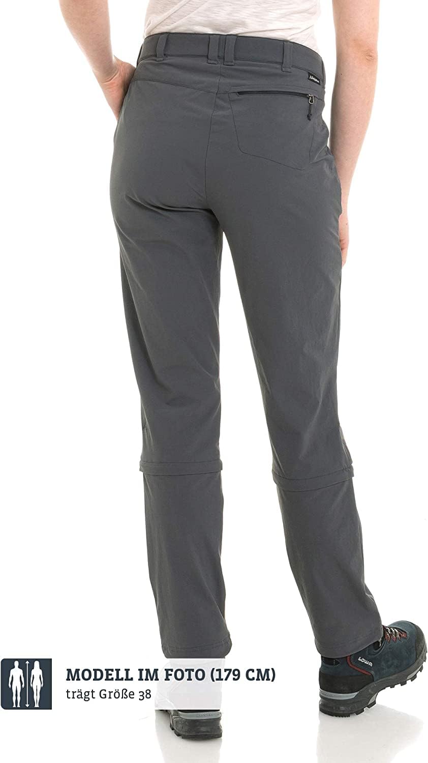 Schöffel Damen Engadin1 Zip Off Hose Zip-Hose Trekkinghose Wanderhose