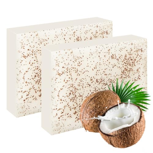 LOPHE Noce di Cocco Soap, Sapone da Doccia Vegano per Tutti i Tipi di Pelle - con Burro di Karité, Estratto di Cocco, Vitamina E e Olio d'oliva, per una pelle morbida, 2x100 g