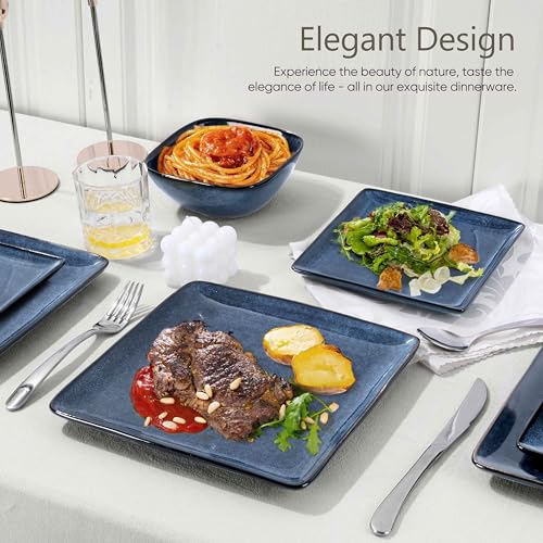 Herogo-12-Pieces-Square-Stoneware-Dinnerware-Set-Service-for-4-Dinner-Plates-and-Bowls-Sets-Double-Reactive-Glaze-Dishes-Set-for-Kitchen-Scratch-Resistant-Dishwasher-Safe-Starry-Blue