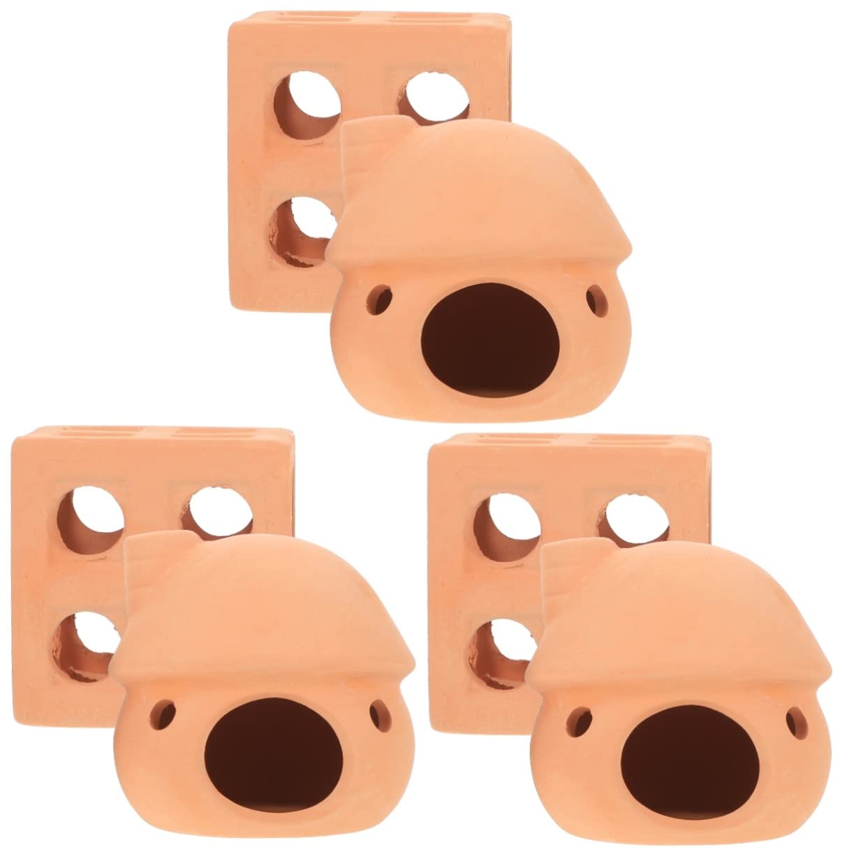 Mipcase 6stücke Aquarium Versteck Höhle Für Fische Und Garnelen Sichere Dekoration Für Aquarien Als Versteck Und Zuchtplatz Unterwasser Ornament Für Fischbecken