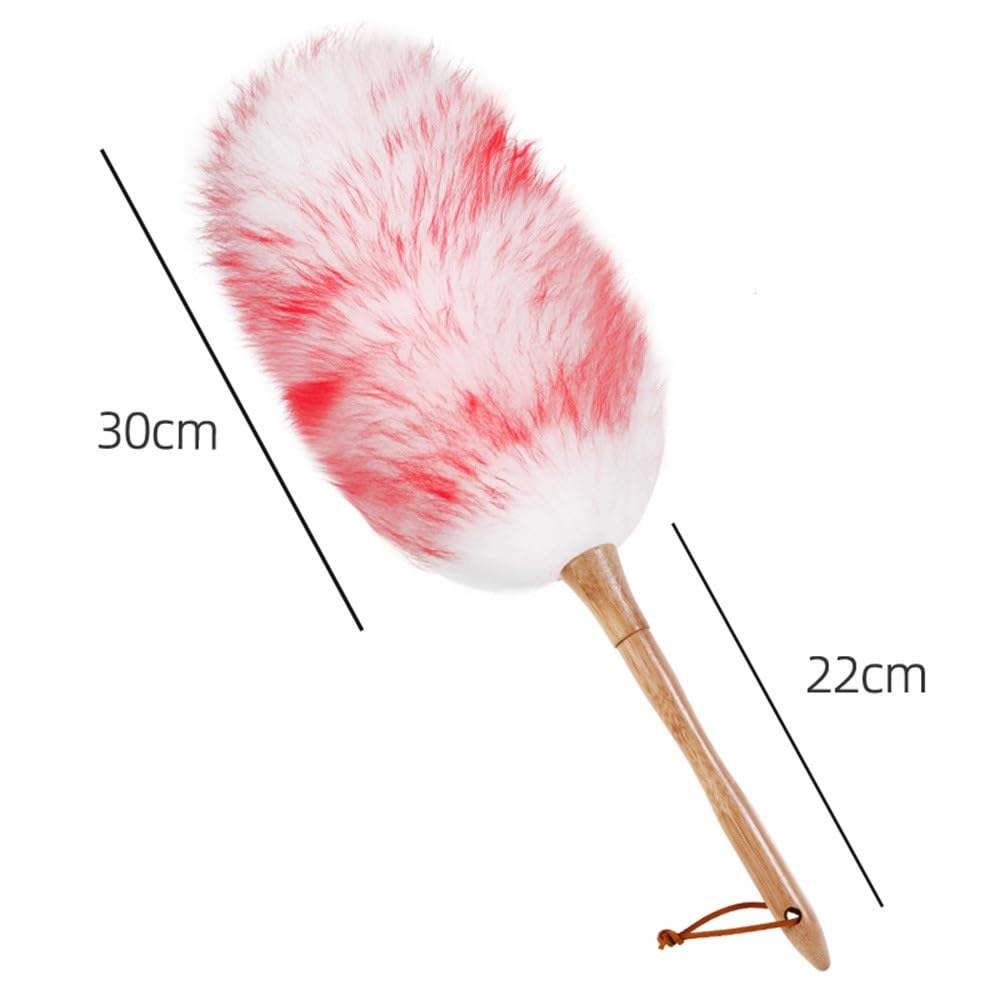Spolverino for Piumini, spolverino Leggero for spolverare statico, spolverino for spolverare, spazzare la Polvere, Pulizia della casa, spolverare(Pink,30 * 22cm)