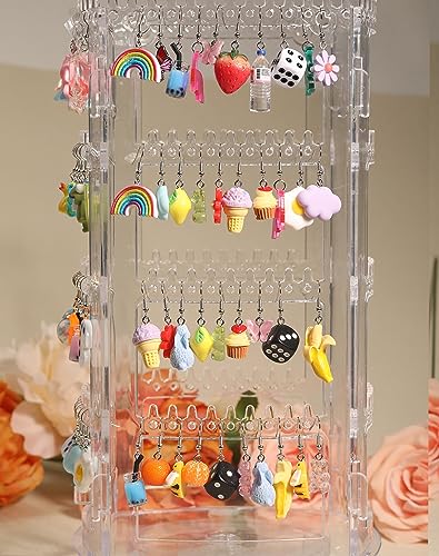 40 Pairs Cute Earring Collection: Cute, Funky, and Weird Earrings for Women and Teens3