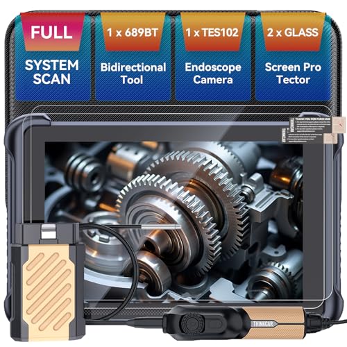Complaint 8 THINKSCAN 689BT Bidirectional OBD2 Scanner with Endoscope Camera,3000+ Active Tests,All System, 34 Services,FCA Autoauth, CANFD and DoIP,Lifetime Free Update