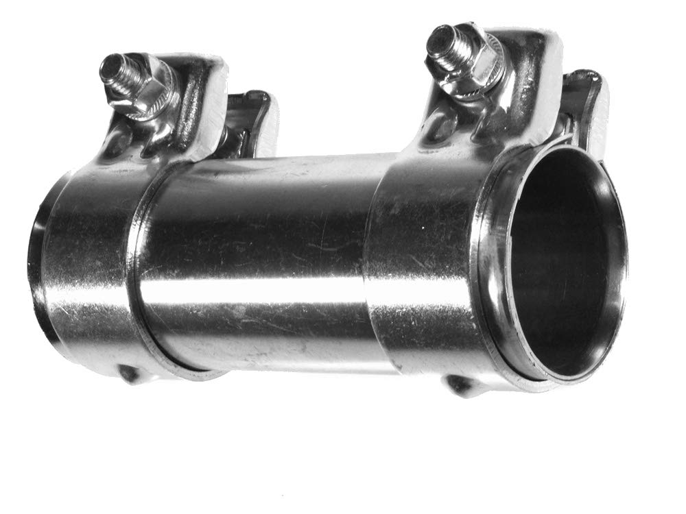 E-TECH EC005 New Model Heavy Duty Adjustable Exhaust Pipe Joiner/Connector 41MM to 43MM, 125MM Long