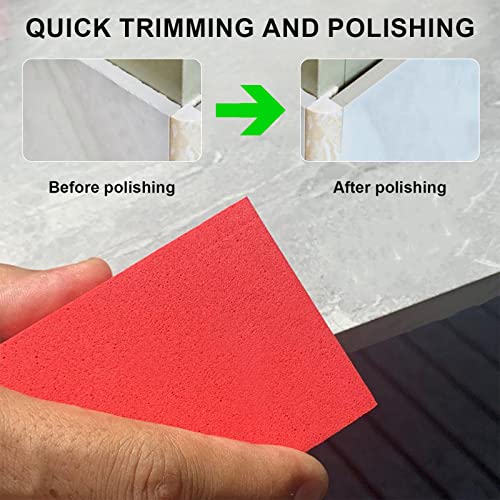 Tiutgen 4 Pcs Diamond Hand Polishing Pads - Diamond Sanding Block with 400# Grit for Concrete Stone, Marble, Ceramic Tile & Glass - Image 3