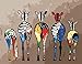 Produktbild Neu Malen nach Zahlen - Bunter Zebra 16 * 20 Zoll Segeltuch Digitales Ölgemälde Segeltuch Wand Kunst Grafik für Weihnachten Geschenke DIY Farbe durch Zahl DIY Kit (Mit Rahmen)