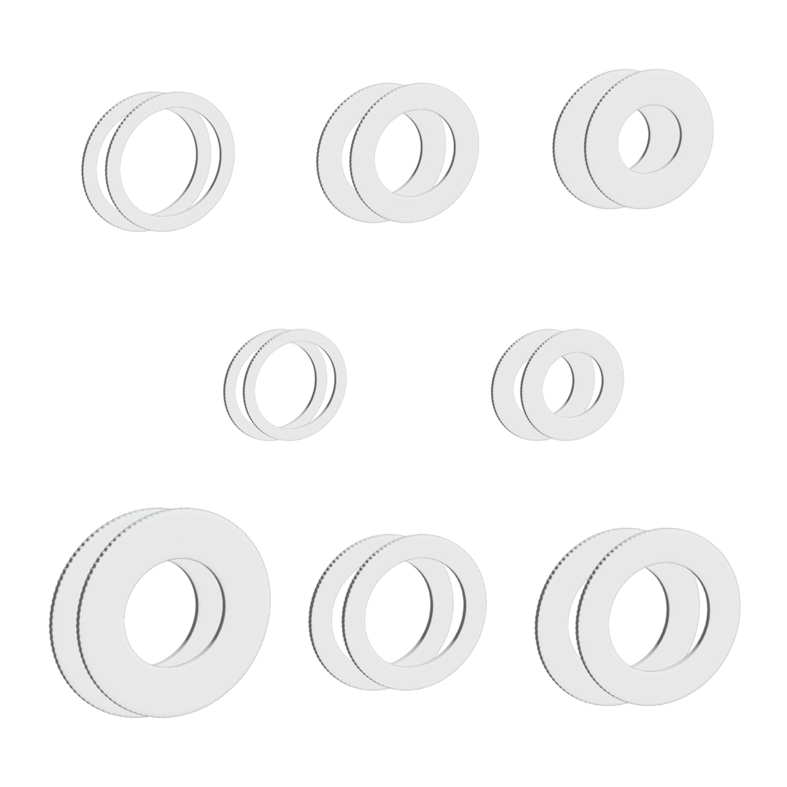 20 Stück Sägeblatt-Reduzierringe Set – Adapter Von 1 Zoll Auf 20 Mm, 5/8 Zoll Etc., Edelstahl