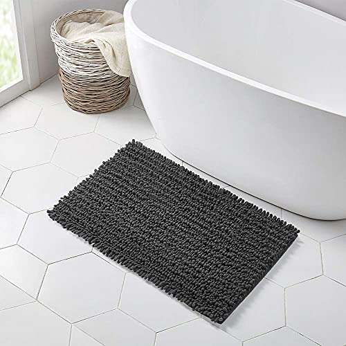 Walensee Ultra Soft Shaggy Chenille Bath Mat #TOP15