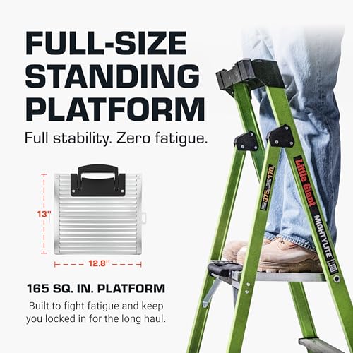 image for Little Giant Ladders, MightyLite 2.0, 4' Stepladder with Ground Cue, F