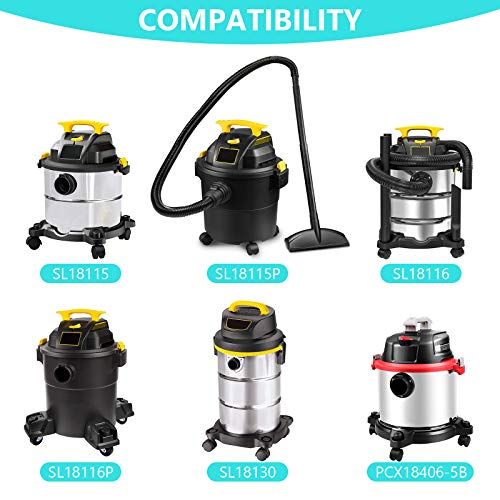 Keepow Reusable Dry Filters Bag Compatible With Stanley 1-6 Gallon Wet/Dry Vacuums, Part# 25-1217 (6 Pack) #TOP1