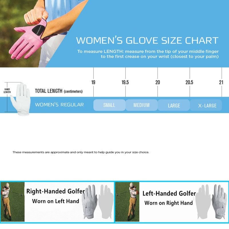 golfhandschuh 2 stücke Leder Golfhandschuhe Frauen mit Bling Ball Marker Extra Grip Links rechts Hand Rosa Fit Damen Mädchen Golfspieler Golfhandschuhe