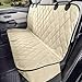 4Knines Dog Seat Cover Without Hammock for Cars, Trucks and SUVs - Tan Regular - USA Based Company