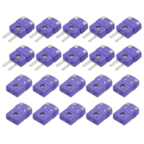 Connecteur thermocouple violet pour prolonger le fil de sonde thermique 220C