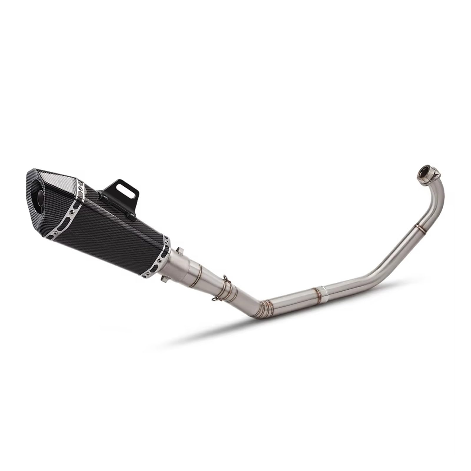 Silenciador de escape de acero inoxidable Para YZF-R15 Para R125 Para MT125 2008-2018