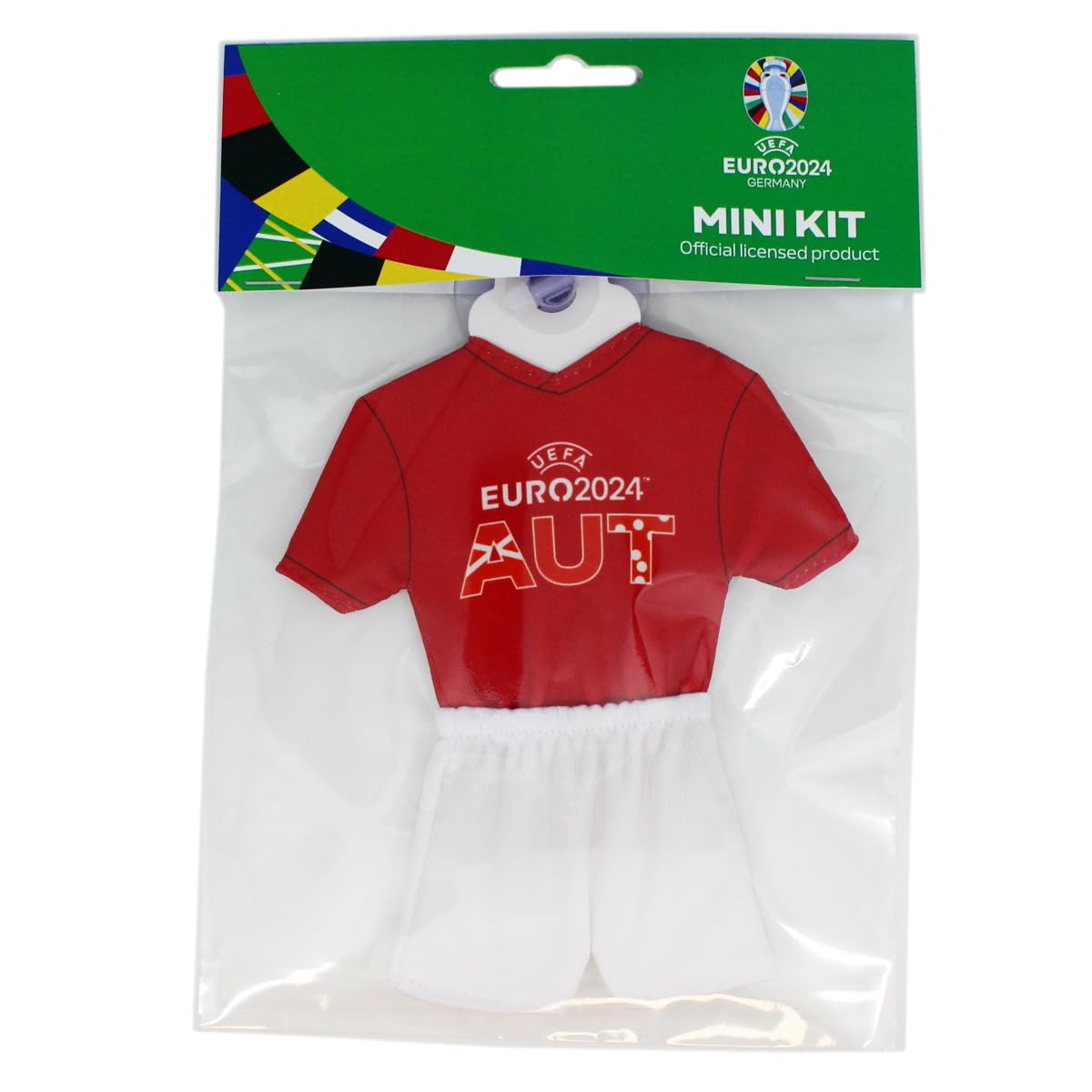 UEFA Euro 2024 Mini Kit/Mini Jersey 17 x 14 cm with Suction Cup, Football Fan Item, European Championship - Image 3