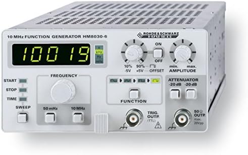 Rohde and Schwarz HM8030-6 10MHz Function Generator, sine/triangle/square wave, pulse, DC, external FM