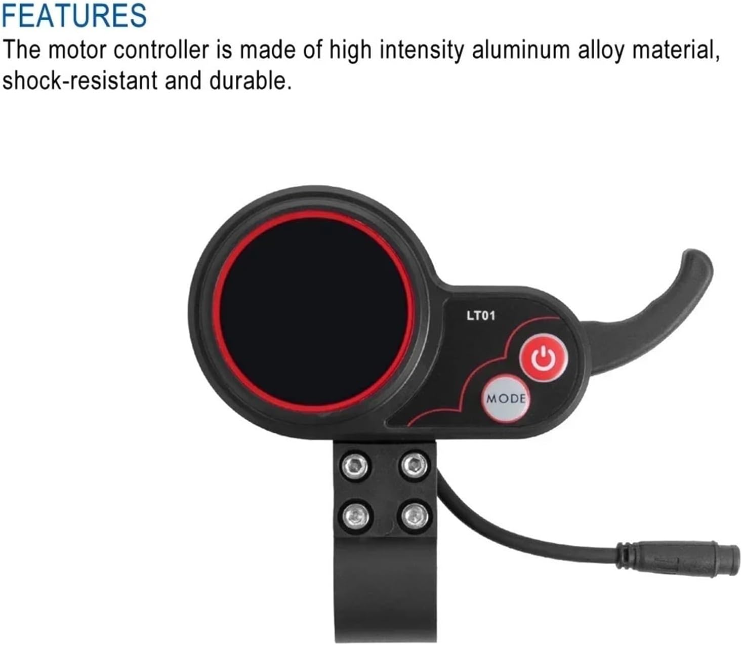 6PIN LT01 Display Thumb Throttle 36V-60V LCD Display,Compatible for Kaabo Mantis 8/10 Wolf Warriorx/Wolf Warrior11 Electric Scooter Parts