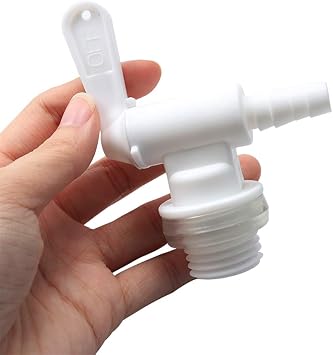 2-Pack Bottling Spigot Plastic Bottling Bucket Spigot Valve Replacement Tap for Fermenter Bucket Homebrew Wine Making Beer