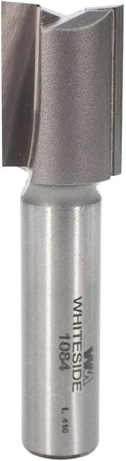 Whiteside Router Bits 1084 Straight Bit with 3/4-Inch Cutting Diameter and 1-Inch Cutting Length - Straight Router Bits - 