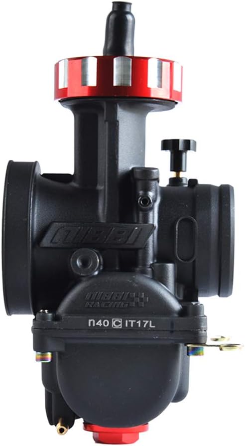 Nibbi Carburetor Replacement High Performance Speed Modified Carburetor Pwk40mm Main Jet Slow Jet Fit Motorcycle Scooter Atv Dirt Bike 500cc-800cc Honda Yamaha Suzuki Kawasaki Cg Gy6 Engine