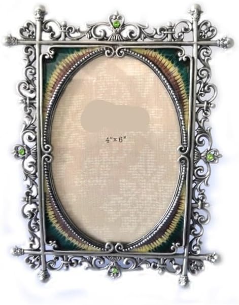 Retro Photo Frame Plating Metal Photo Frame Clip Home Desktop Decoration Ornaments