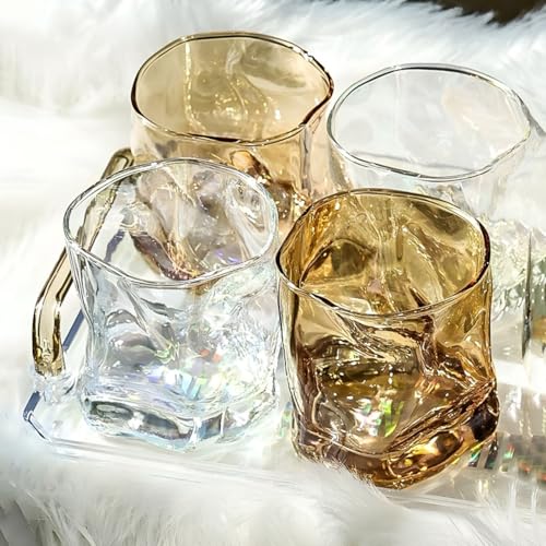 Image of Wringo Premium 7pc Crystal Water Jug with Glass Set and Jug Set Combo,Freezer Safe and Dishwasher Safe (6 Pieces Glasses 200ML and 1 Water Juice Jug 1 Liter), Transparent, Glass and Jug Set (WS-05)