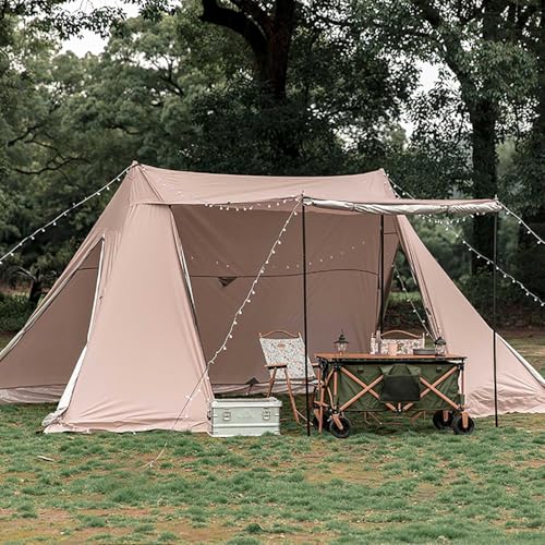 Carpa familiar ultraligera para camping, 4 estaciones, rápida miniatura 4
