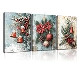 【Décoration】:cet ensemble de toiles murales représentant des scènes hivernales et enneigées de Noël convient aux salons, chambres, bureaux, salles de bains et couloirs, insufflant une ambiance festive à n'importe quel espace tout en conservant une esthétique contemporaine. Cette décoration de bon augure constitue non seulement un excellent choix pour la décoration intérieure, mais aussi un cadeau saisonnier attentionné pour la famille, les amis, les voisins ou les collègues.