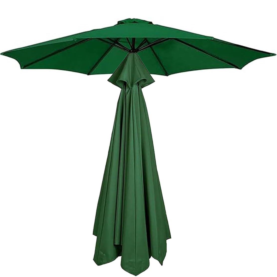 Miecoae 2.0/2.30/2.5/2.7/3.0/3.5M Replacement Garden Parasol Canvas 6/8 Ribs Replacement Canopy for Parasol Umbrella Rep(Q3,8.8 FT 2.7m 8 ribs)
