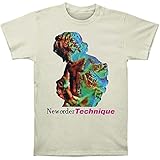 New Order Technique Print Men's Slim Cotton Shirt