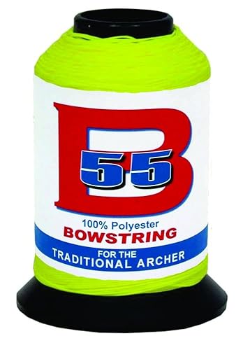 BCY B55 Bowstring Material 1/4 lb Fluorescent Yellow