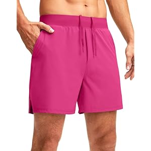 Soothfeel Men’s Running Shorts with Zipper Pockets 5 Inch Quick Dry Sports Tennis Shorts Gym Workout Athletic Shorts for Men