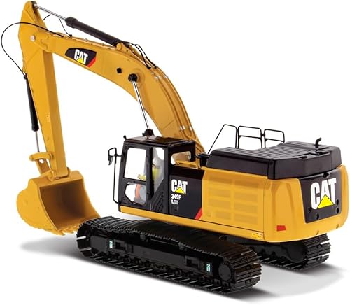 Diecast Masters CAT Caterpillar 349F L XE Excavadora hidráulica con operador Línea alta Serie 1/50 Diecast Modelo 85943