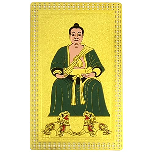 Carte dorée Tai Sui - Feng Shui Harmonie et équilibre - Carte de paix - Sagesse chinoise - Paix - Richesse - Prospérité - Réussite - Bonne chance - Cadeau de Nouvel An - Carte dorée Tai Sui (GW5334) Cover