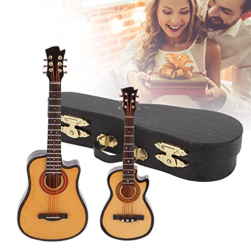 Miniature Guitare en Bois, 13CM Miniature Guitare Électrique Modèle Basswood Métal Mini Tenture Murale Instrument de… - Les Beatles, Paul McCartney, John Lennon, RIngo Starr, George Harrison Miniature Guitare en Bois, 13CM Miniature Guitare Électrique Modèle Basswood Métal Mini Tenture Murale Instrument de… – Image 8