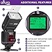 Altura Photo Camera Flash KIT W/LCD Display for DSLR & Mirrorless Cameras, External Flash Featuring a Standard Hot Flash Shoe, Universal Camera Flash for Canon, Sony, Nikon, and Other Cameras