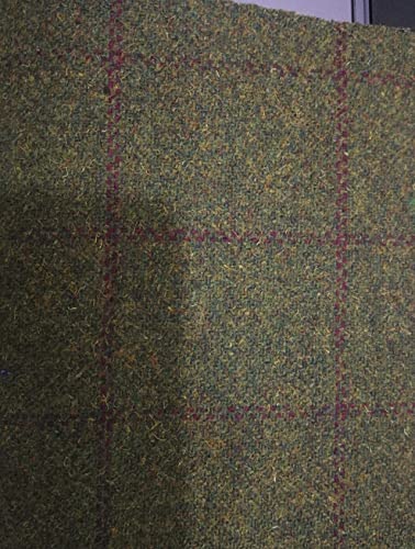 Men's Plaid Wool Blend Tweed Slim Fit Party Wedding Tuxedo Green Fashion 3 Piece Suits3